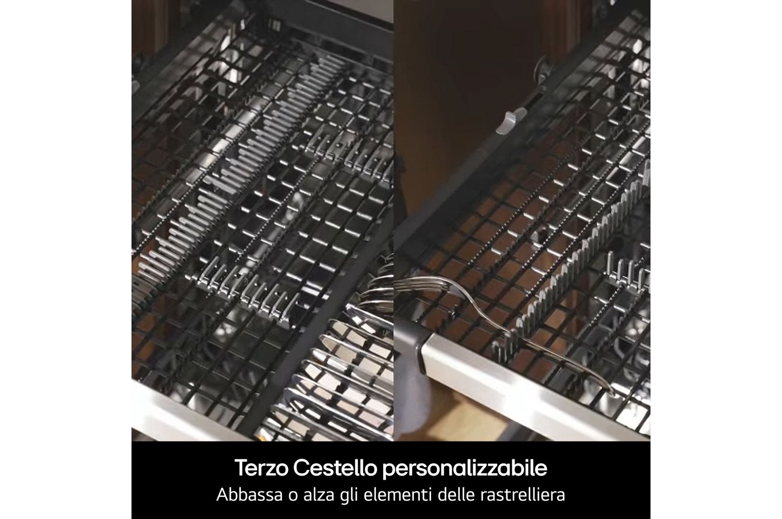 Terzo cestello personalizzabile lavastoviglie DF375HWS